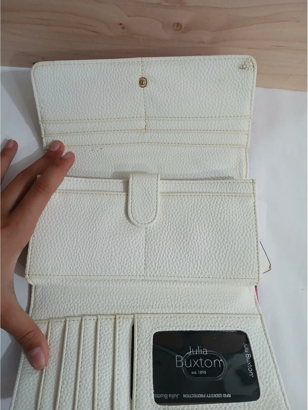 WOMEN'S JULIA BUXTON COLORFUL ROSE WALLET